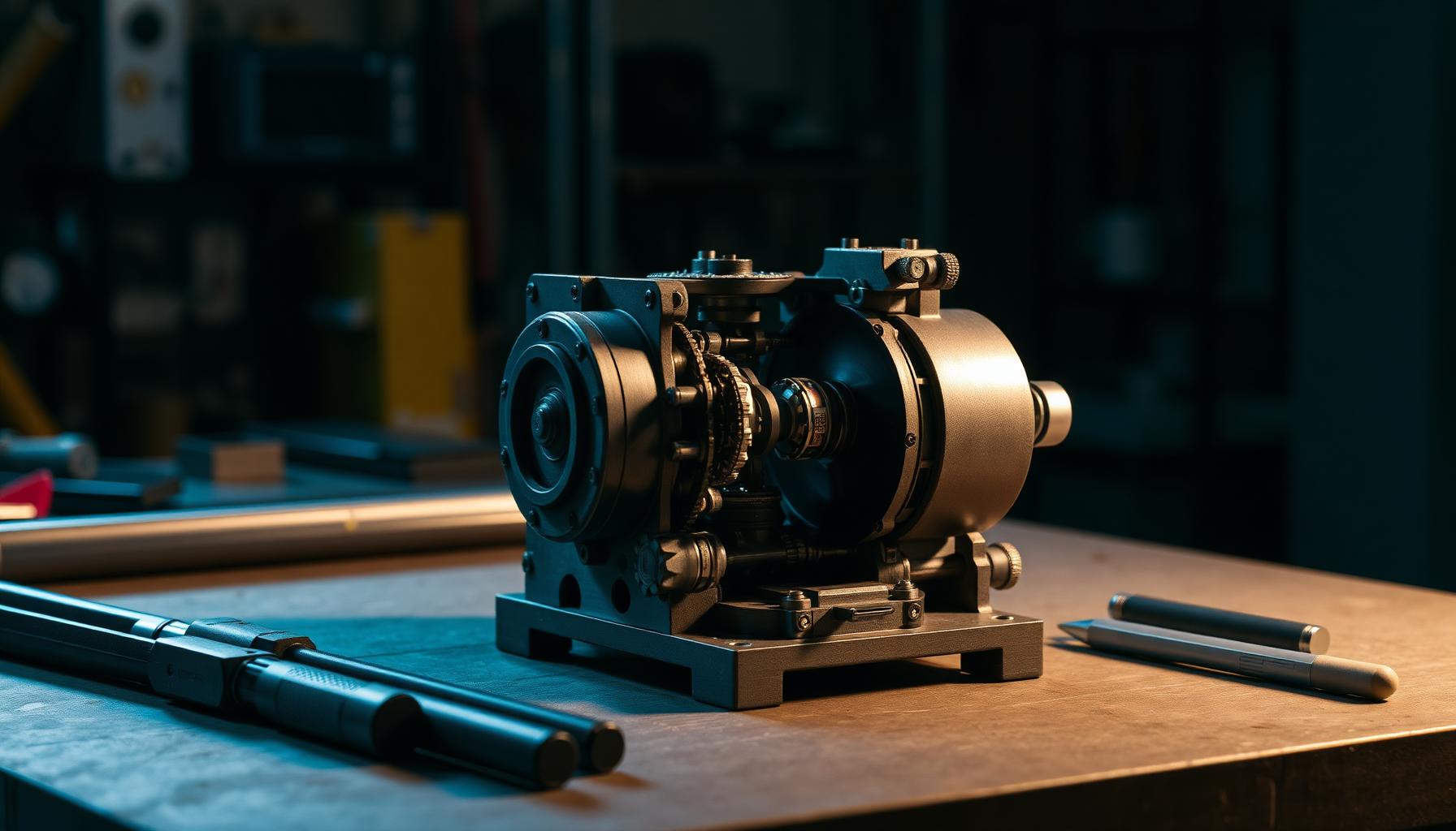Industrielle Anlagenplanung mit Rohr- und Stahlbau-Layout — KI-generierte Szene für KI-Imagefilm Anlagenbau
